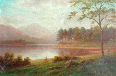 Browmill Point, Derwentwater, Cumberland by William Mellor